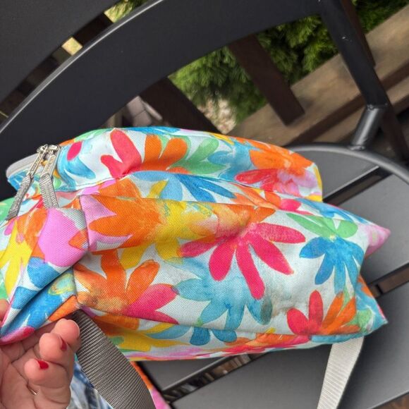 L.L. Bean Kids' Colorful Floral Backpack - Picture 4 of 13